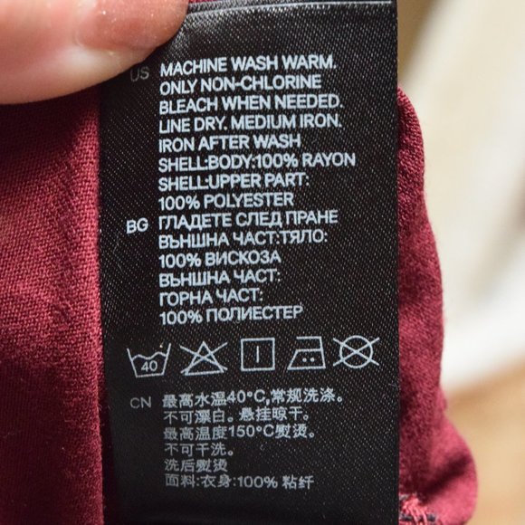 2 for $12:  H&M Sleeveless Maroon Tank in Women’s XS or S - Picture 6 of 8